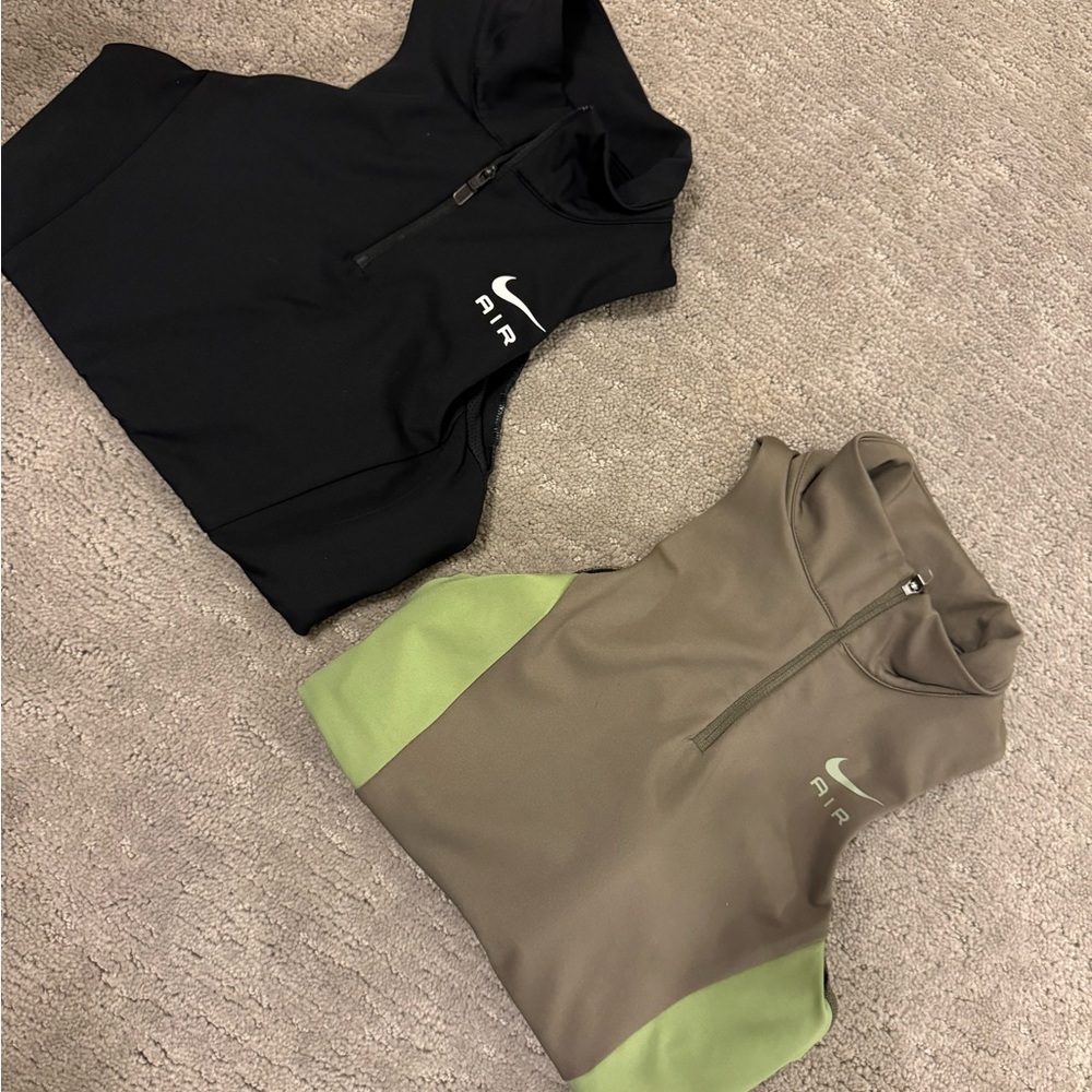 Nike Air Sleeveless Tops in Black and Green